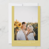 Invitation EMMA Rustic Navy Blue Watercolor Mariage de tourne (Dos)