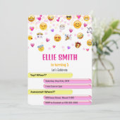 Invitation Emoji (Debout devant)