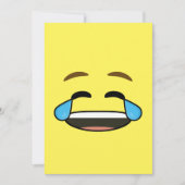 Invitation Emoji riant (Devant)