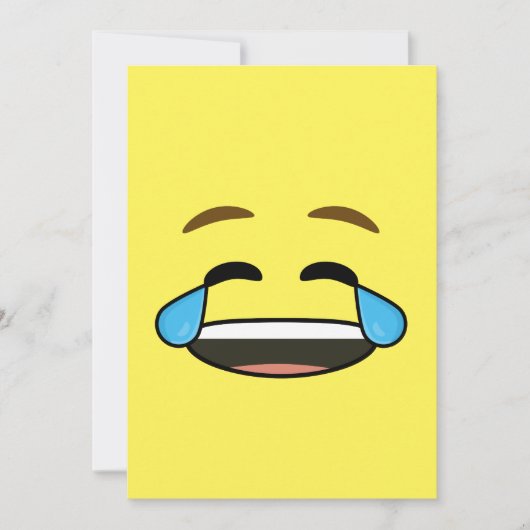 Invitation Emoji riant (Devant)