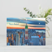 Invitation Empire State Building in Holiday Lights invité (Debout devant)