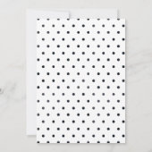 Invitation Emplacement du Baby shower virtuel (Dos)