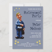 Invitation Employé de l'entreprise de la partie de retraite a (Devant)