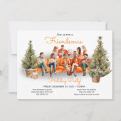 Invitation Employés de bureau Amis Fêtes Fêtes Fêtes Fêtes de (Devant)