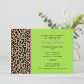 Invitation Empreinte de léopard (Debout devant)