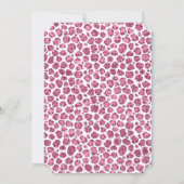 Invitation Empreinte de léopard de la Parties scintillant de  (Dos)