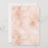 Invitation Empreinte de léopard de la Parties scintillant d'o (Dos)