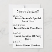 Invitation Empreinte de patte de chien (Dos)