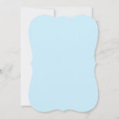 Invitation Empreinte de patte de chien chiot éléga (Dos)