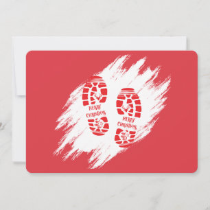 Invitation Empreinte père Noël