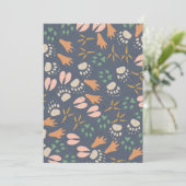 Invitation Empreintes Amoureux des animaux Vibes de printemps (Debout devant)