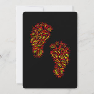 Invitation Empreintes bébé