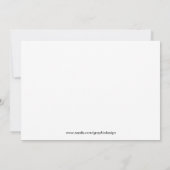 Invitation Empreintes d'anniversaire (Dos)