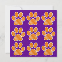Empreintes de pattes orange - SRF