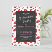 Invitation Empreintes rouges (Debout devant)