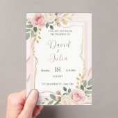 Invitation en acrylique (In situ (ordinateur de poche))