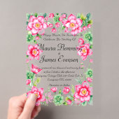 Invitation en acrylique (In situ (ordinateur de poche))