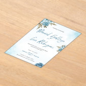 Invitation en acrylique (Poser)