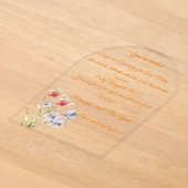 Invitation en acrylique (Poser)