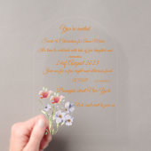 Invitation en acrylique (In situ (ordinateur de poche))