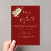 Invitation en acrylique (In situ (ordinateur de poche))