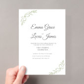 Invitation en acrylique (In situ (ordinateur de poche))