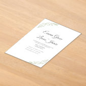 Invitation en acrylique (Poser)