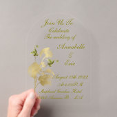 Invitation en acrylique (In situ (ordinateur de poche))