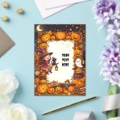 Invitation en acrylique Halloween mignonne #2 (Insitu (Mariage))
