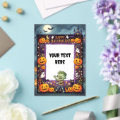 Invitation en acrylique Halloween mignonne #5 (Insitu (Mariage))