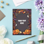 Invitation en acrylique Halloween mignonne #8 (Insitu (Mariage))