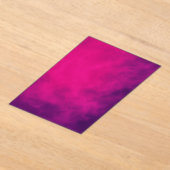 Invitation en acrylique néon rose et violet - Pers (Poser)