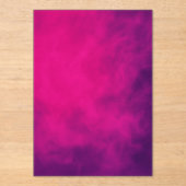 Invitation en acrylique néon rose et violet - Pers (Recto)