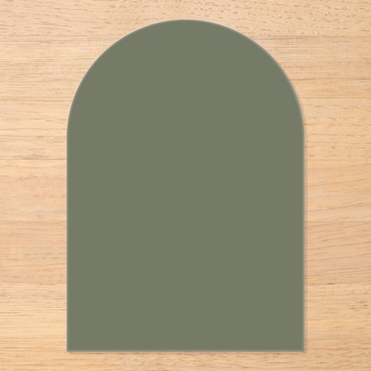 Invitation en acrylique personnalisée en forme d'a (Recto)