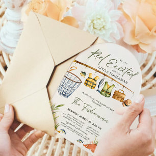 Invitation en acrylique unique pour Baby Shower su