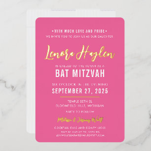 INVITATION EN ALUMINIUM 