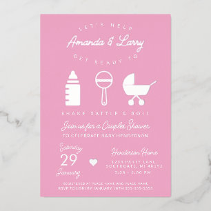 INVITATION EN ALUMINIUM 