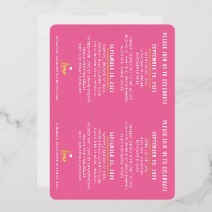 INVITATION EN ALUMINIUM 