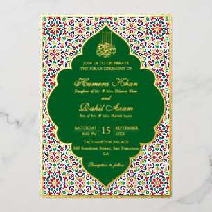 INVITATION EN ALUMINIUM 