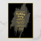 Invitation en aluminium (Recto)
