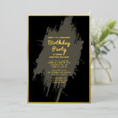 Invitation en aluminium (Debout devant)