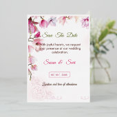Invitation en aluminium (Debout devant)
