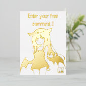 INVITATION EN ALUMINIUM 招待状 (Debout devant)