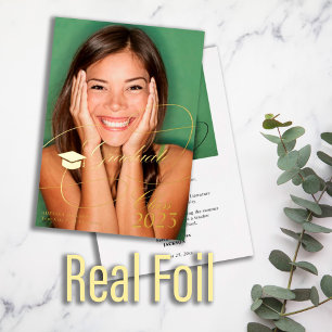 Invitation En Aluminium 2 cours de remise de diplômes 2023