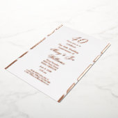 Invitation En Aluminium 40 ans Jubilé Anniversaire 40e Mariage (Rotation)