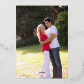 Invitation En Aluminium 40 ans Jubilé Anniversaire 40e Mariage (Verso)