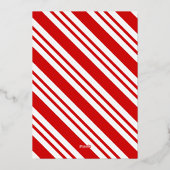 Invitation En Aluminium 9 Photo Polar Express billet de Noël (Verso)