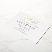 Invitation En Aluminium À Dernier Mariage horizontal (Rotation)