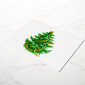 Invitation En Aluminium A Mandelbrot Christas Tree With Red & Green Bulbs (Rotation)