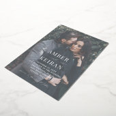 Invitation En Aluminium À peine là Shades - Mariage photo (Rotation)